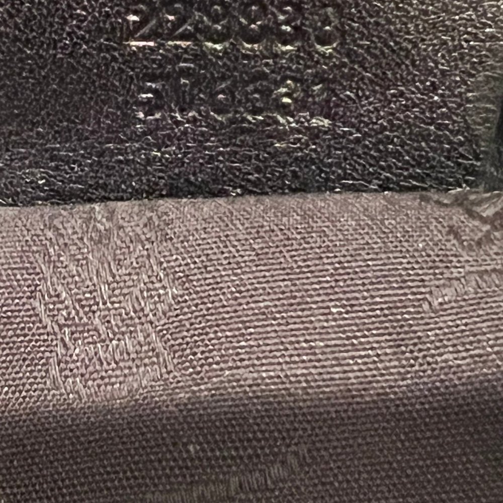 GUCCI Galaxy Two-Way Bag Black Leather Vintage Medium Satchel Purse Silver Chain - Picture 5 of 13